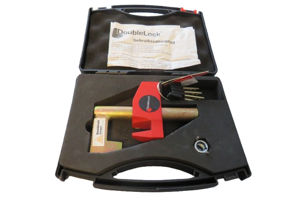 DoubleLock Compact Eagle SCM Kupplungsschloss mit Ersatzschlüsseln & Koffer – Anhänger Diebstahlsicherung