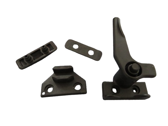 Fensterverschluss Mekuwa – Schwarz, 5-teilig, Ø 20 mm Montagebohrung