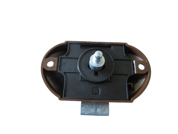 Push Lock Schloss Braun – 6,5 cm Lochabstand für Caravan und Wohnmobil