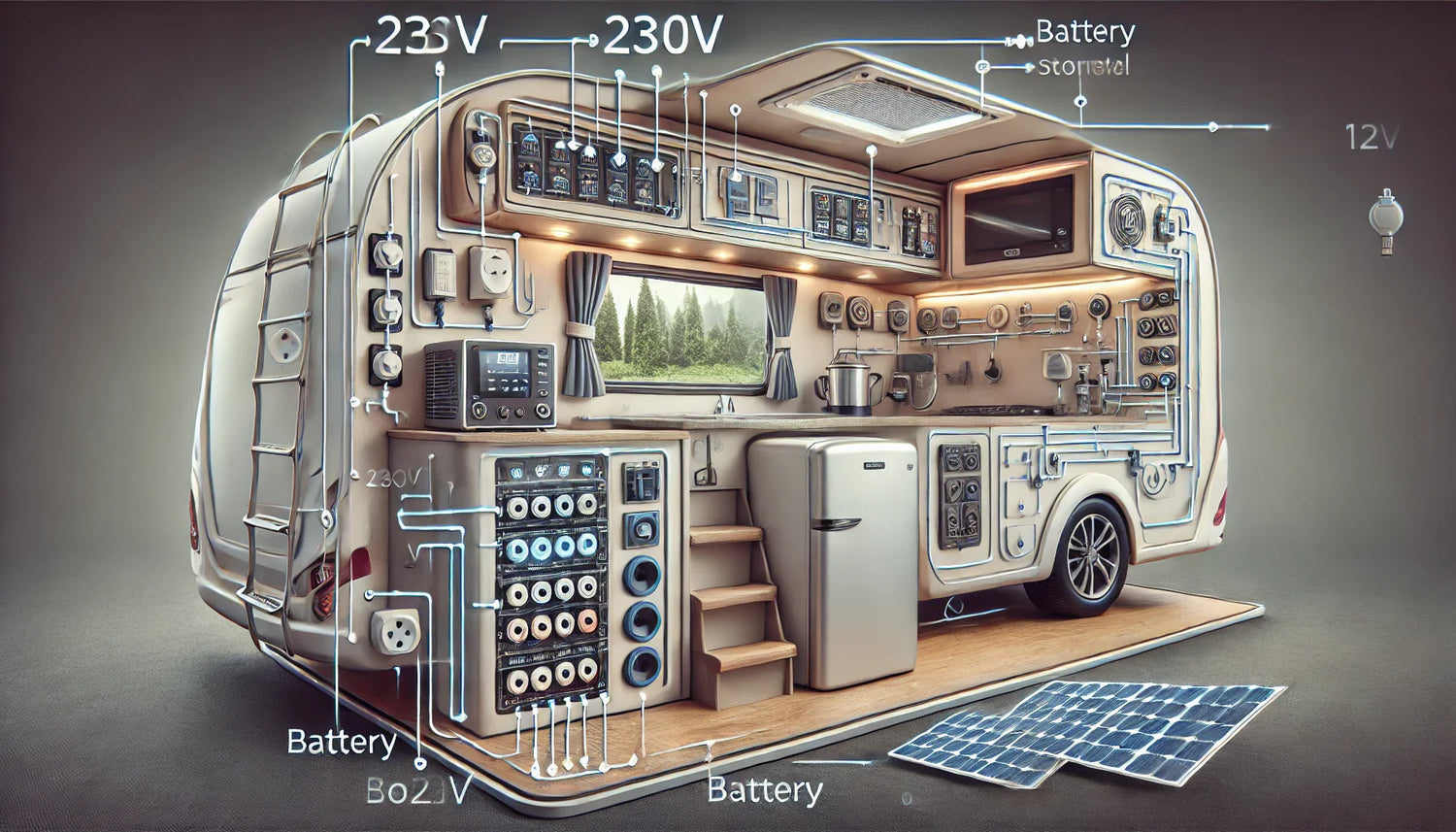 Strom 230 Volt / 12 Volt