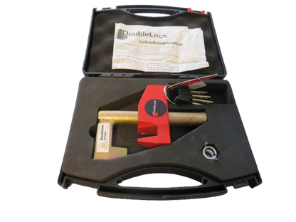 DoubleLock Compact Eagle SCM Kupplungsschloss mit Ersatzschlüsseln & Koffer – Anhänger Diebstahlsicherung