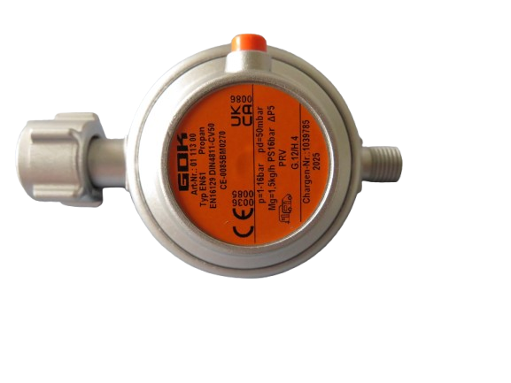 GOK Gasdruckregler 50 mbar – Zuverlässige Druckregelung für Ihre Gasgeräte