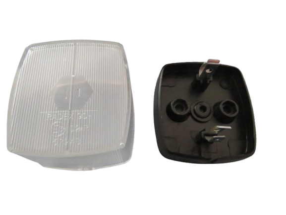 Umrissleuchte / Begrenzungsleuchte Weiß – 52 x 60 mm