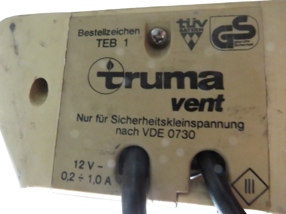 Truma Vent TEB 1 12 V Umluftanlage mit Regler