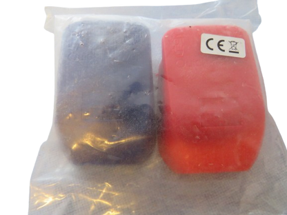 Batterie Schnellklemmen Set 12V – Polklemmen mit Schnellverschluss für Auto, Motorrad, Boot & Truck (Rot / Blau)