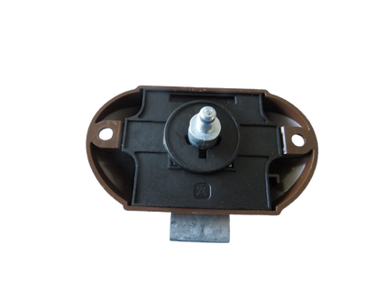Push Lock Schloss Braun – 6,5 cm Lochabstand für Caravan und Wohnmobil